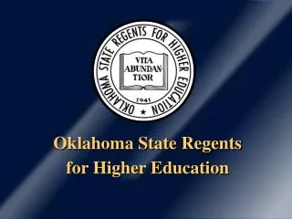 Oklahoma State Regents for Higher Education