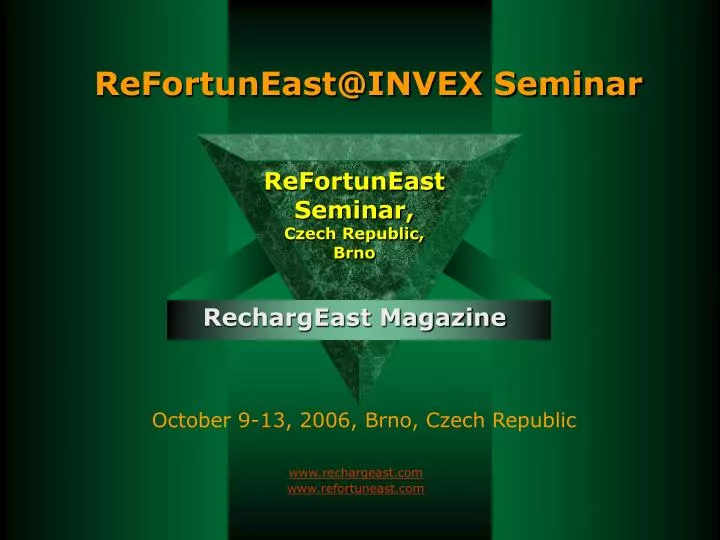 refortuneast@invex seminar