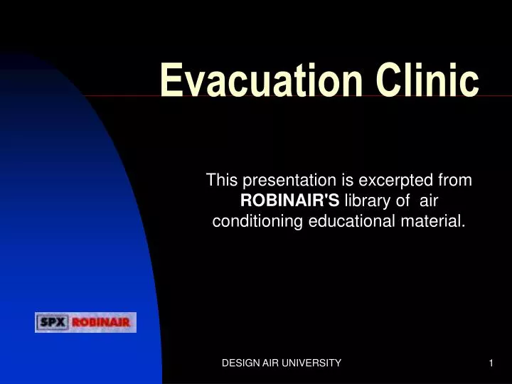 evacuation clinic