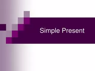 simple present