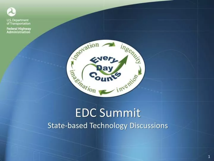 edc summit state based technology discussions