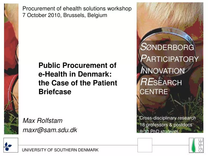 procurement of ehealth solutions workshop 7 october 2010 brussels belgium