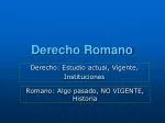 Derecho Romano - slide 1