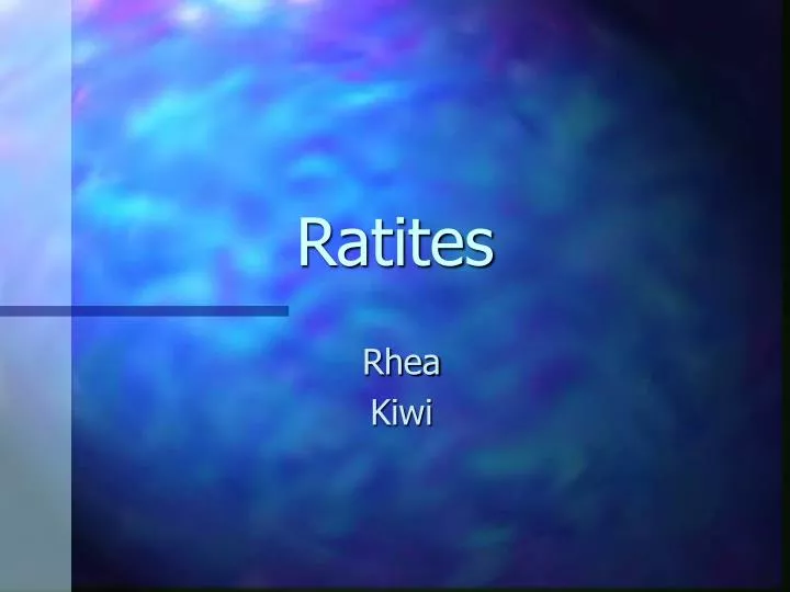 ratites