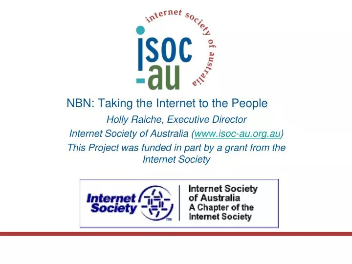nbn taking the internet to the people
