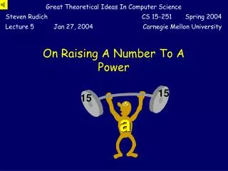 On Raising A Number To A Power