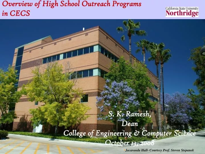 overview of high school outreach programs in cecs