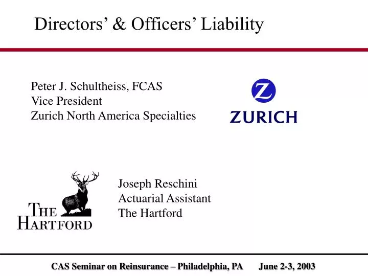 directors officers liability
