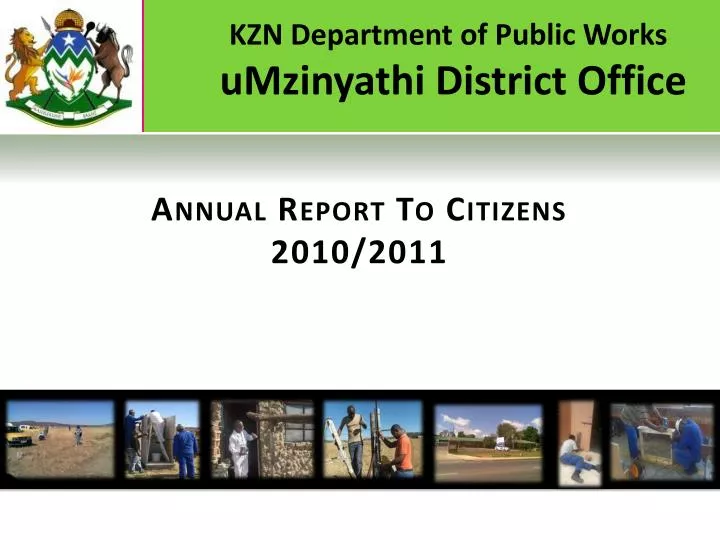 kzn department of public works umzinyathi district office