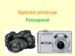 Optické prístroje - slide 1