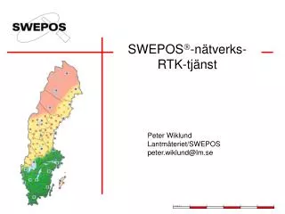 SWEPOS  -nätverks-RTK-tjänst