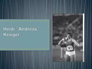 Heidi ”Andreas” Krieger