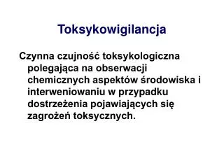 toksykowigilancja