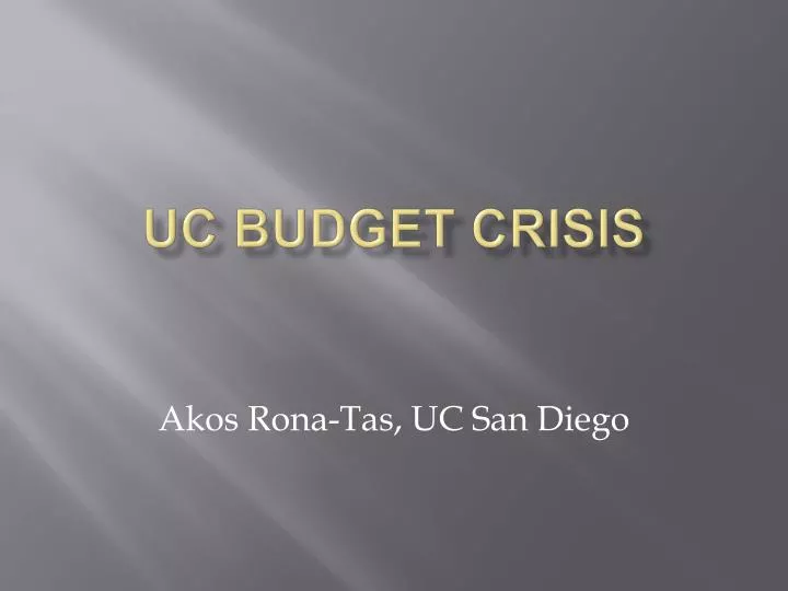 uc budget crisis