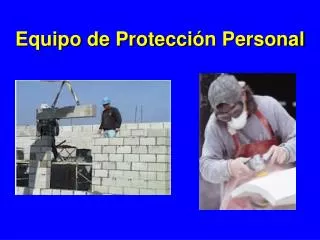 equipo de protecci n personal