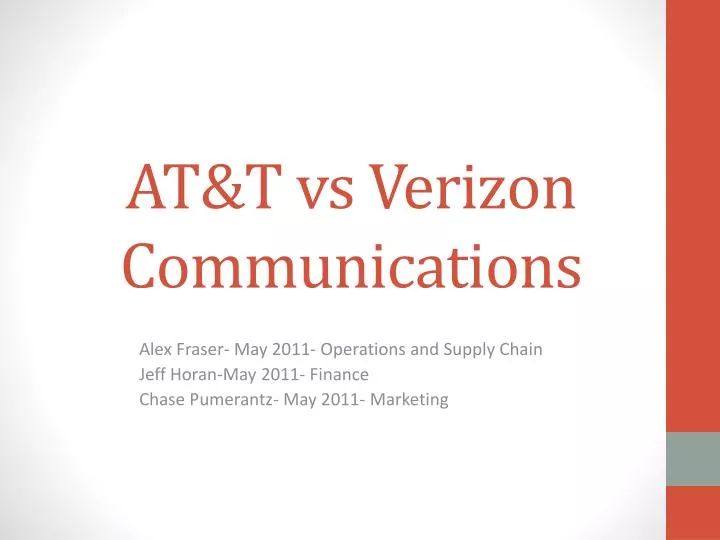 at t vs verizon communications