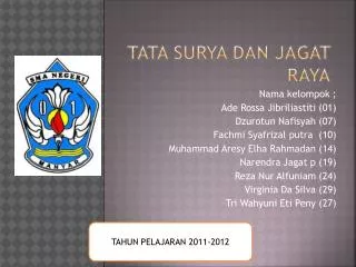 tata surya dan jagat raya