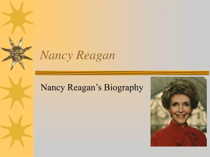 nancy reagan