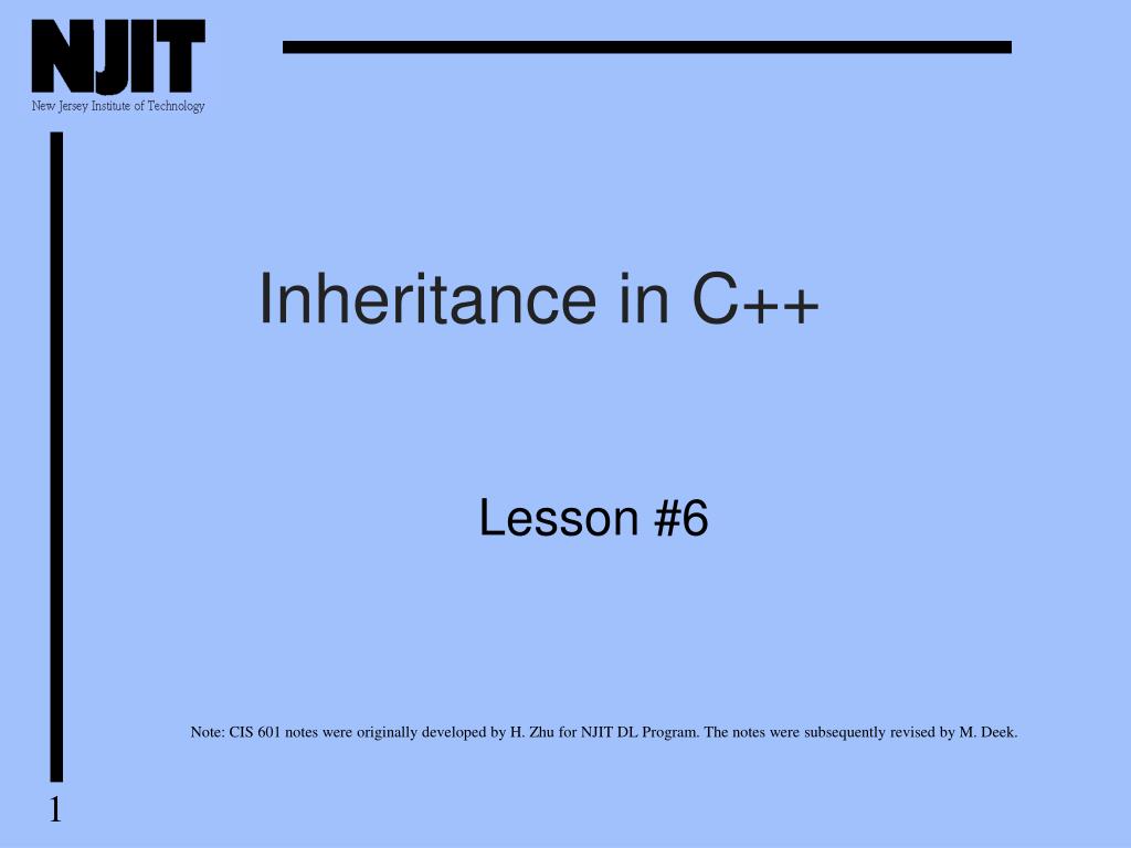 PPT - Inheritance in C++ PowerPoint Presentation, free download - ID ...