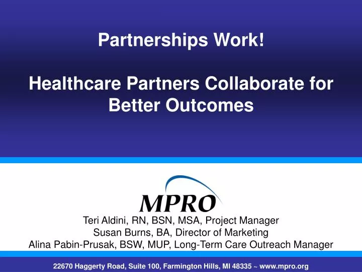 partnerships work healthcare partners collaborate for better outcomes