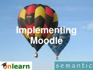 Implementing Moodle