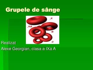 realizat alexe georgian clasa a ixa a
