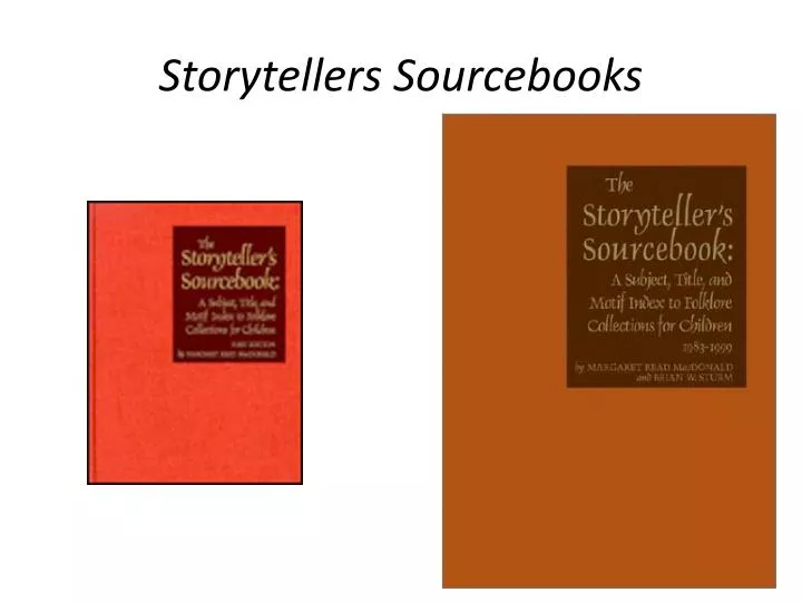 storytellers sourcebooks