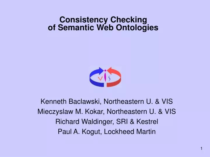 consistency checking of semantic web ontologies