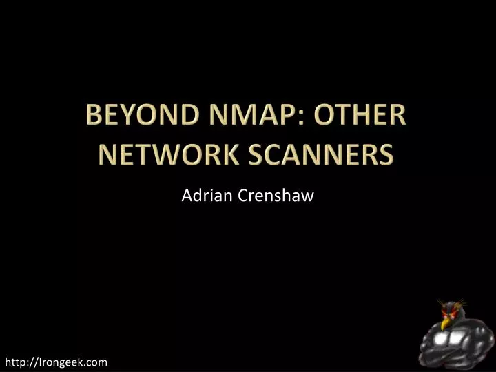 beyond nmap other network scanners