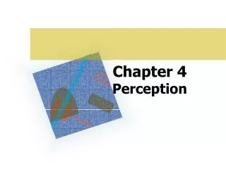 Chapter 4 Perception