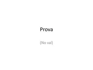 prova