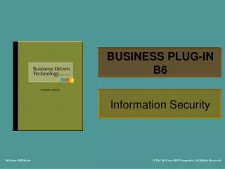 BUSINESS PLUG-IN B6