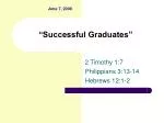 “Successful Graduates”