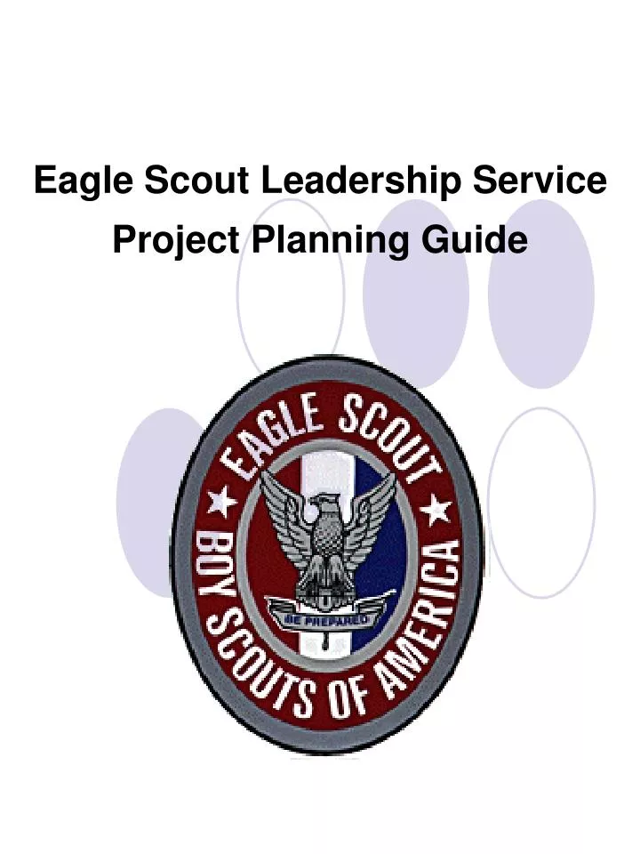 eagle scout leadership service project planning guide
