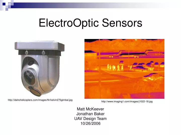 electrooptic sensors