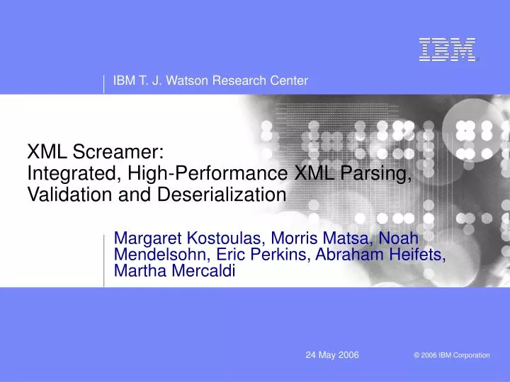 xml screamer integrated high performance xml parsing validation and deserialization