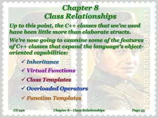 Chapter 8 Class Relationships