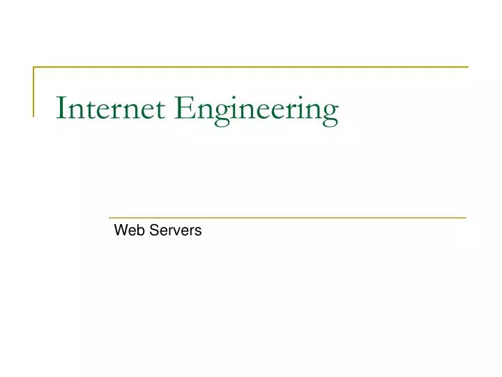 internet engineering