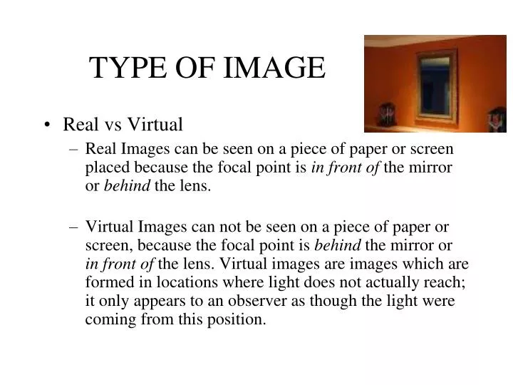 type of image