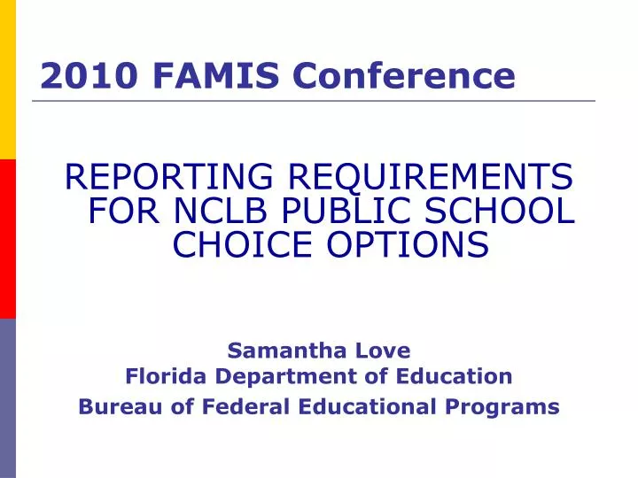 2010 famis conference
