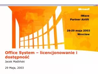 office system licencjonowanie i dost pno