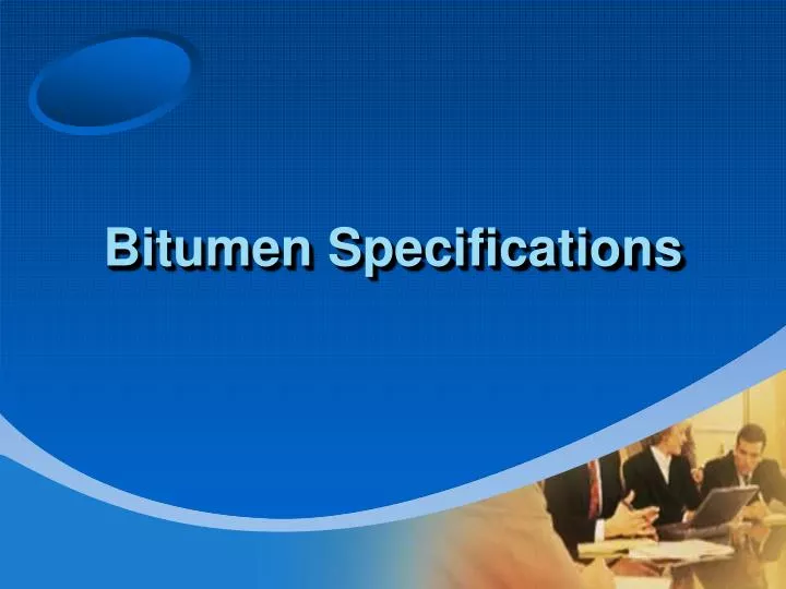bitumen specifications