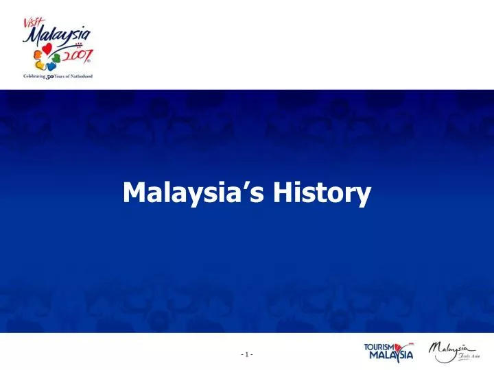 malaysia s history