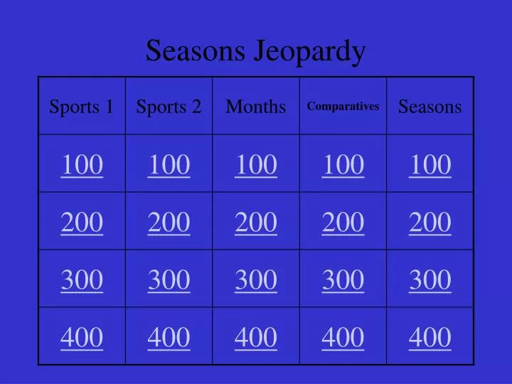 seasons jeopardy