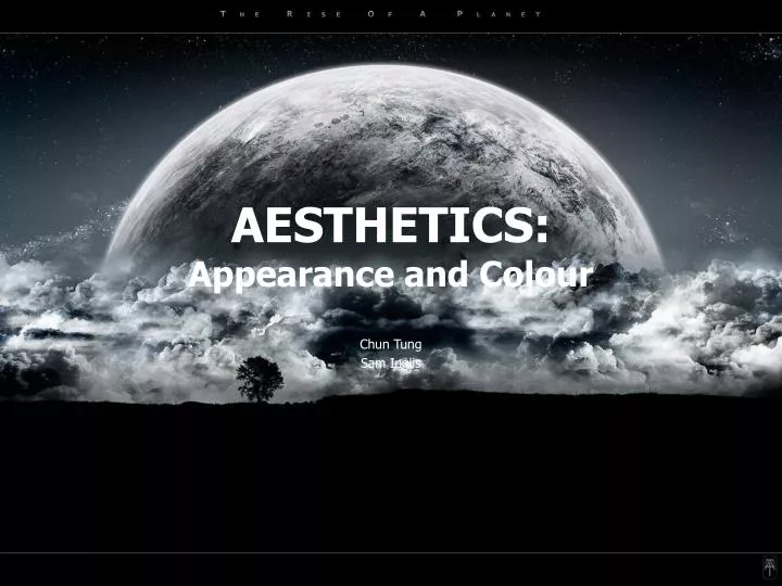 aesthetics appearance and colour