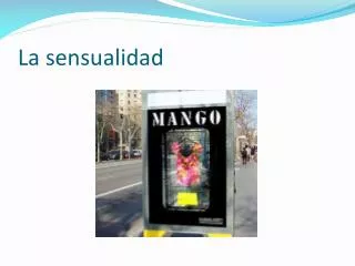la sensualidad