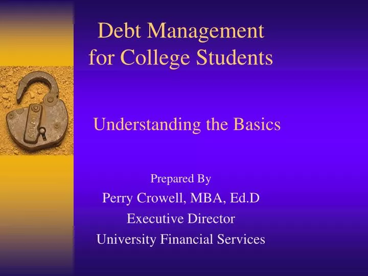 debt management for college students
