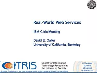 Real-World Web Services