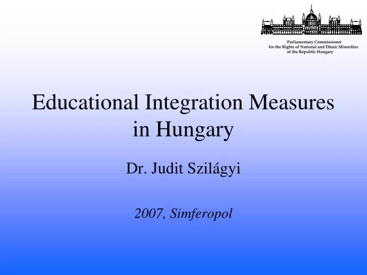 educational integration measures in hungary