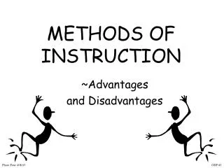 METHODS OF INSTRUCTION